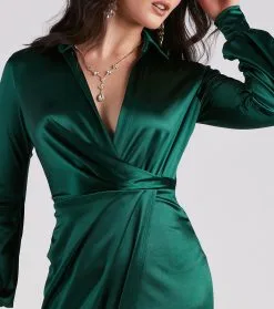 Windsor. Jenesis Formal Satin Long Dress -Bridal Dresses popular shop 05002 3454 4