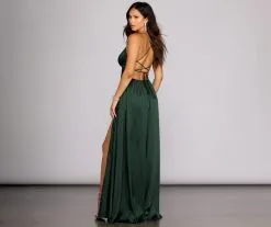 Windsor. Vera Satin Lace Up Formal Dress -Bridal Dresses popular shop 05002 5564 4