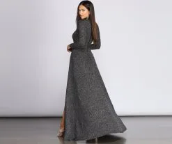 Windsor. Alessandra Formal High Slit Glitter Dress -Bridal Dresses popular shop 05002 6097 4 14369c1a 60fc 46d5 b118 ce73582df07b