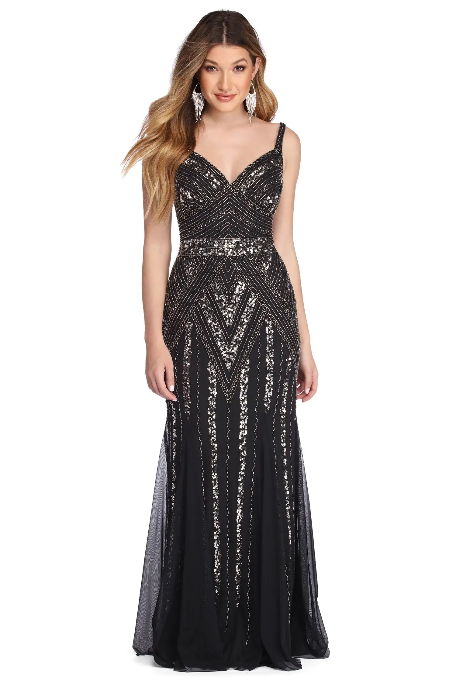 Windsor. Helen Intricate Indulgence Beaded Dress 3 Windsor. Helen Intricate Indulgence Beaded Dress