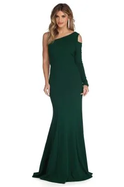 Windsor. Brooke Formal One Shoulder Mermaid Dress