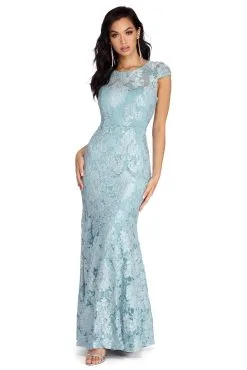 Windsor. Cleo Formal Lace Mermaid Dress