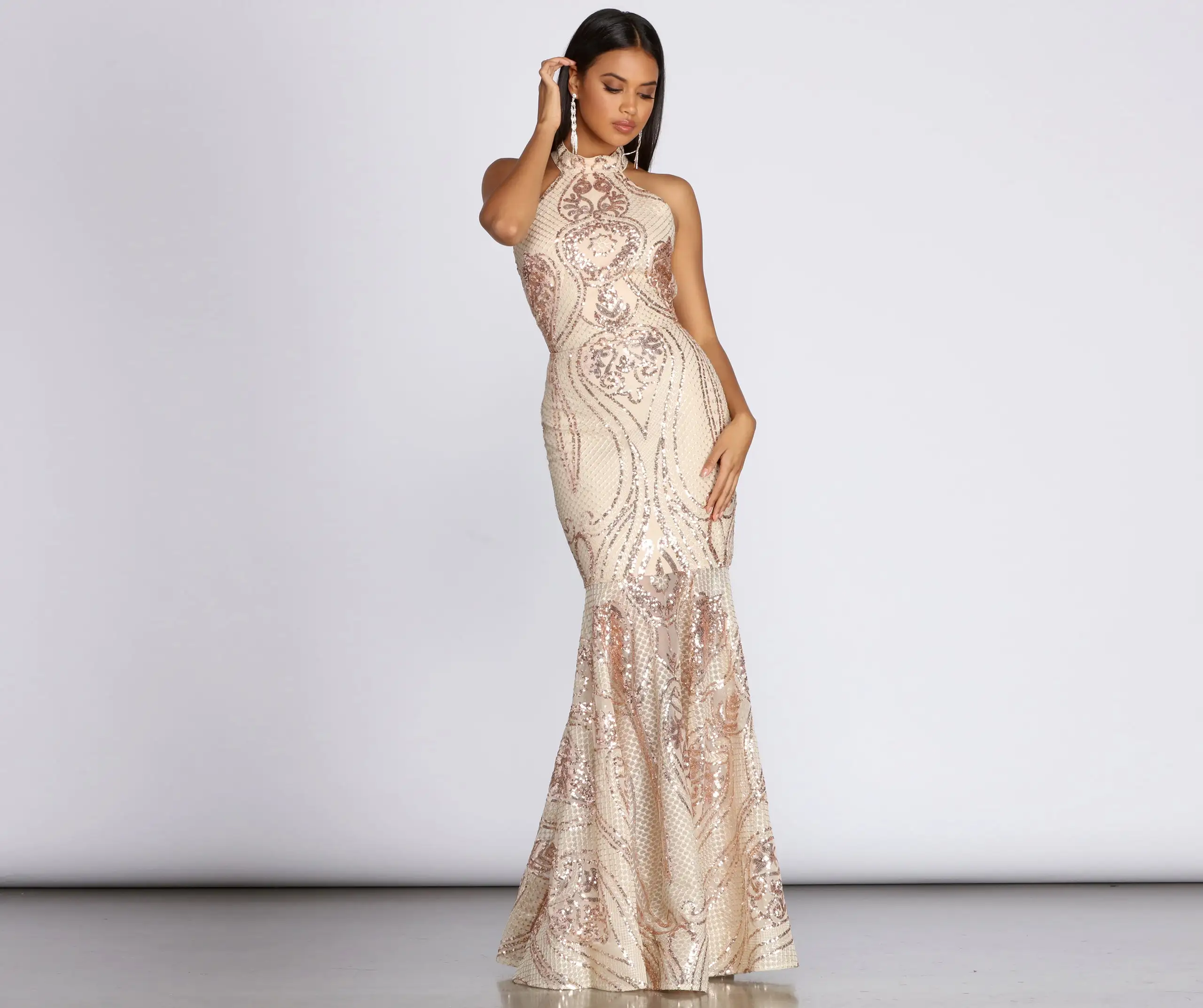 Windsor. Elora Sequin Evening Gown 3 Windsor. Elora Sequin Evening Gown