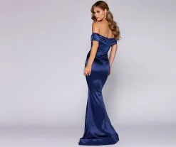 Windsor. Nathalie Ruched Satin Dress -Bridal Dresses popular shop 05002 6698 5