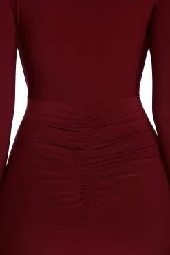 Windsor. Denise Formal Plunging Ruched Dress -Bridal Dresses popular shop 05002 6723 5