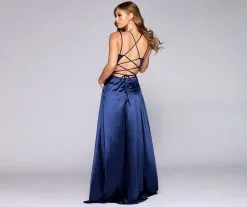 Windsor. Hailey Satin A-Line Formal Dress 9 Windsor. Hailey Satin A-Line Formal Dress -Bridal Dresses popular shop 05002 6737 4 736ad326 5b20 4c6a a782 743935012a37