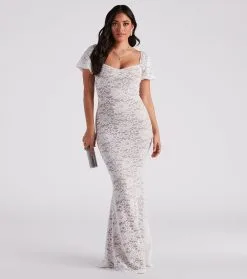 Windsor. Joselyn Formal Lace Mermaid Long Dress