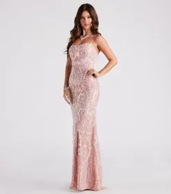 Windsor. Keanna Formal Sequin Mermaid Long Dress -Bridal Dresses popular shop 05002 6982 3