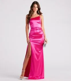 Windsor. Aretha Formal Satin Mermaid Dress