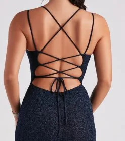 Windsor. Rachel Formal Glitter Lace-Up Dress -Bridal Dresses popular shop 05002 7073 4