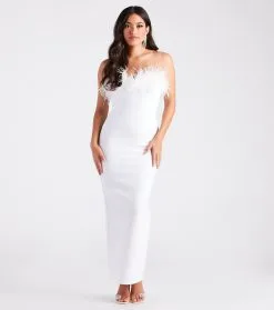 Windsor. Olivia Formal Marabou Feather Bandage Dress 14 Windsor. Olivia Formal Marabou Feather Bandage Dress -Bridal Dresses popular shop 05002 7346 1 97b4dd5b 2ca8 4ab3 b4ce 887f5951adea