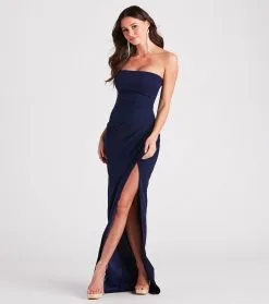 Windsor. Whittney Strapless High Slit Formal Dress 24 Windsor. Whittney Strapless High Slit Formal Dress -Bridal Dresses popular shop 05002 7396 3 b2555d96 04ff 4899 a3f1 fe3652a80caa