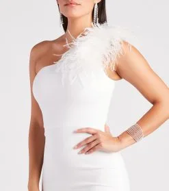 Windsor. Patricia Formal Crepe Marabou Long Dress -Bridal Dresses popular shop 05002 7423 4 d9d952fd 97b0 4e26 bb4b 88d6a855c0cb