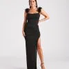 Windsor. Marlowe Formal Feather Strap Long Dress -Bridal Dresses popular shop 05002 7473 1