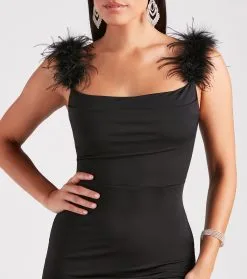 Windsor. Marlowe Formal Feather Strap Long Dress -Bridal Dresses popular shop 05002 7473 4