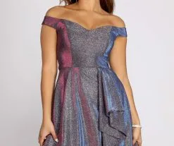 Windsor. Giannina Off Shoulder Glitter Shine Ball Gown 9 Windsor. Giannina Off Shoulder Glitter Shine Ball Gown -Bridal Dresses popular shop 05004 0108 4