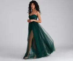 Windsor. Hailey Formal Lace Bustier Dress