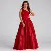 Windsor. Naomi One-Shoulder Satin Ball Gown 1 Windsor. Naomi One-Shoulder Satin Ball Gown -Bridal Dresses popular shop 05004 0150 1