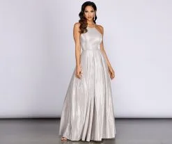 Windsor. Milana Glitter Shine High Neck Ball Gown -Bridal Dresses popular shop 05005 0055 5