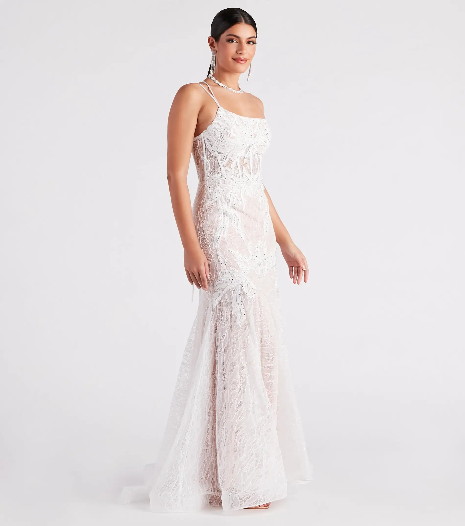 Windsor. Annalee Lace Corset Mermaid Gown 5 Windsor. Annalee Lace Corset Mermaid Gown - Image 3
