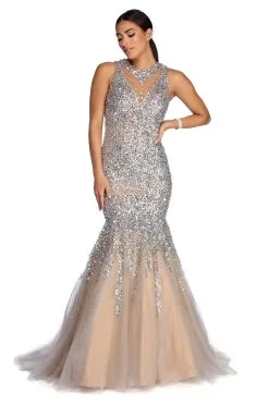 Windsor. Everleigh Radiating Gemstone Mermaid Dress