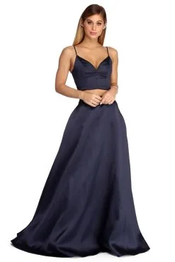 Windsor. Roxanne Formal Two Piece Lattice Dress