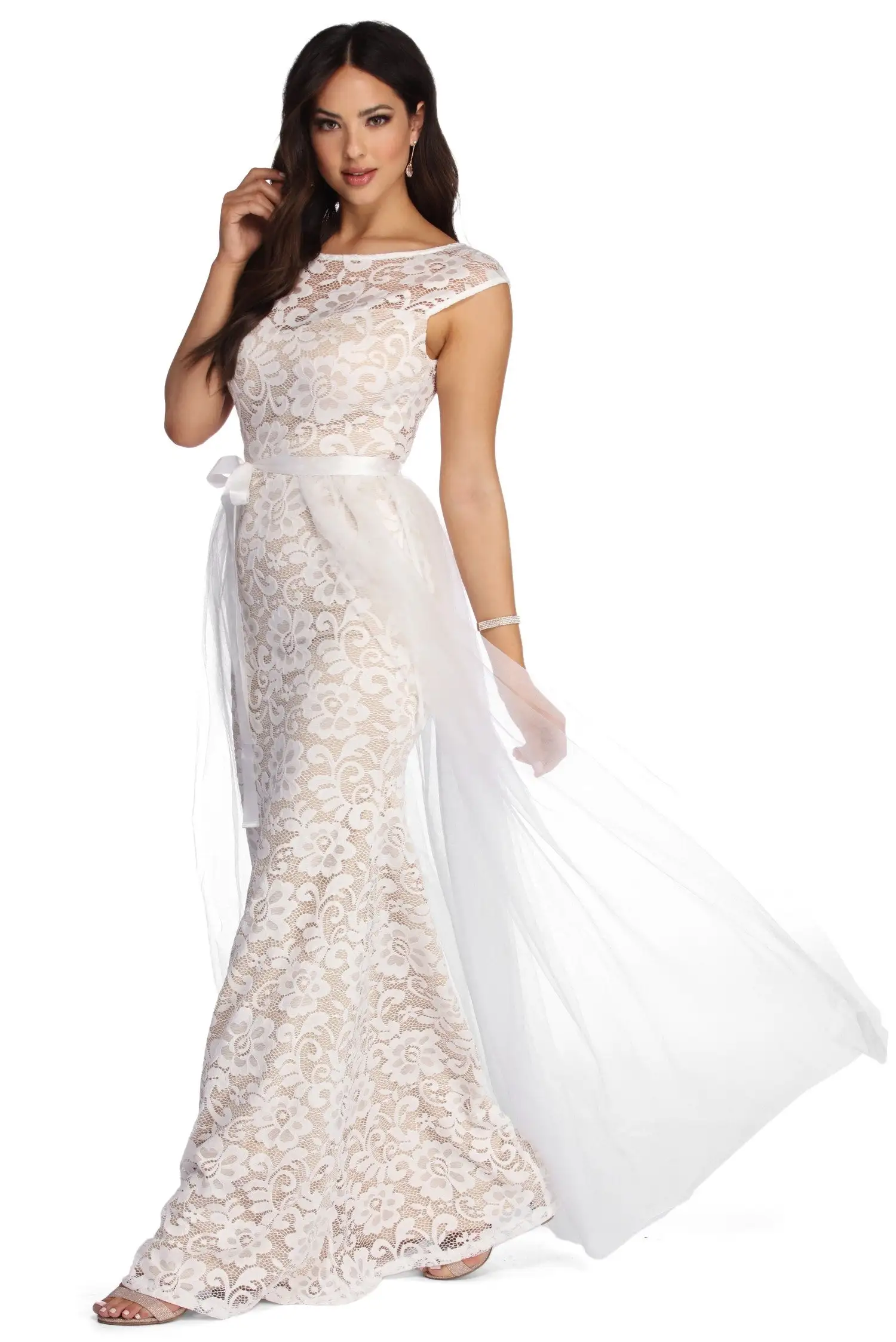 Windsor. Allie Formal Floral Lace Dress 3 Windsor. Allie Formal Floral Lace Dress