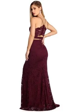 Windsor. Lottie Formal Lace Two Piece Dress -Bridal Dresses popular shop 05006 0521 3