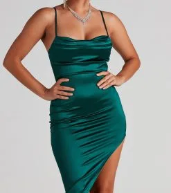 Windsor. Reign The Night Satin Midi Dress -Bridal Dresses popular shop 05101 1613 4