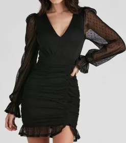 Windsor. Looking Flirty V-Neck Mini Dress 9 Windsor. Looking Flirty V-Neck Mini Dress -Bridal Dresses popular shop 05101 1631 4