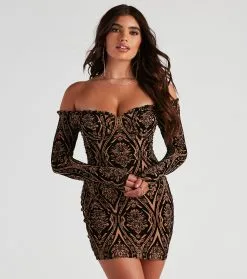 Windsor. Romantic Night Off-The-Shoulder Dress