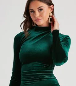 Windsor. Ruche To The Party Velvet Dress 9 Windsor. Ruche To The Party Velvet Dress -Bridal Dresses popular shop 05101 1903 4