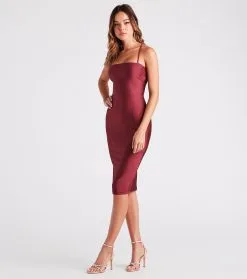 Windsor. First Impression Lace-Up Midi Dress -Bridal Dresses popular shop 05101 1940 3