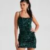 Windsor. Dazzle Me Sequin Bodycon Dress