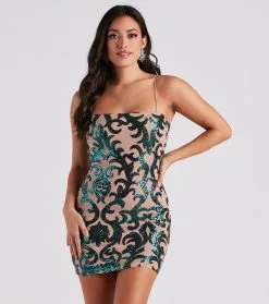 Windsor. Live It Up Sequin Mini Dress -Bridal Dresses popular shop 05101 2223 1