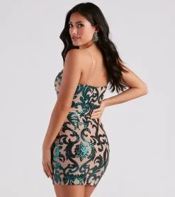 Windsor. Live It Up Sequin Mini Dress -Bridal Dresses popular shop 05101 2223 2 1