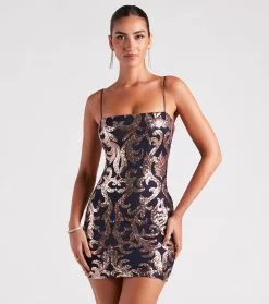 Windsor. Live It Up Sequin Mini Dress -Bridal Dresses popular shop 05101 2225 1
