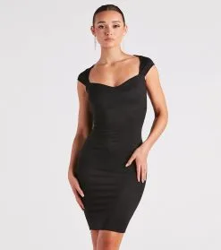 Windsor. Classic Silhouette Bodycon Midi Dress
