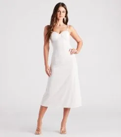 Windsor. Passport To Love Crepe A-Line Midi Dress