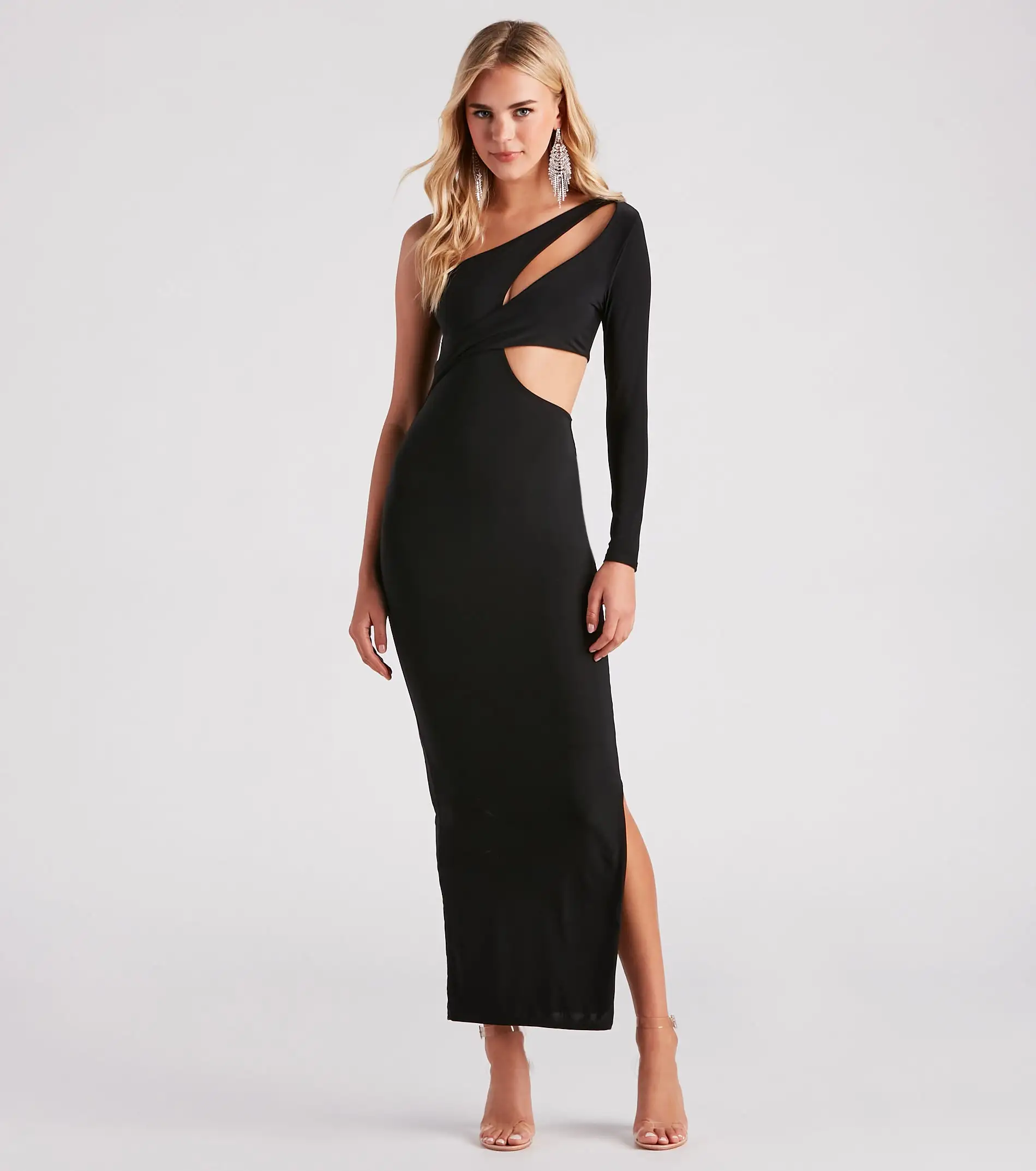 Windsor. Dream Of Me Long Sleeve Cutout Maxi Dress 3 Windsor. Dream Of Me Long Sleeve Cutout Maxi Dress