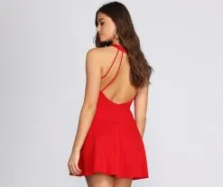 Windsor. Babe In A Backless Skater Dress -Bridal Dresses popular shop 05101 8473 3 35723c33 5bf2 42db a1d0 e2ee45497e3b