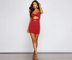 Windsor. Strike A Pose Cutout Mini Dress -Bridal Dresses popular shop 05103 3749 3 1