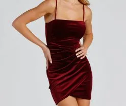 Windsor. Cheers To That Velvet Mini Dress 16 Windsor. Cheers To That Velvet Mini Dress -Bridal Dresses popular shop 05103 3964 3