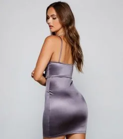 Windsor. Sleek Vibes Satin Mini Dress -Bridal Dresses popular shop 05103 3970 2