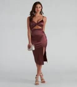 Windsor. Stunning Sleek Style Midi Dress -Bridal Dresses popular shop 05103 4357 1 1