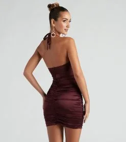 Windsor. On The Move Satin Mini Dress -Bridal Dresses popular shop 05103 4523 3