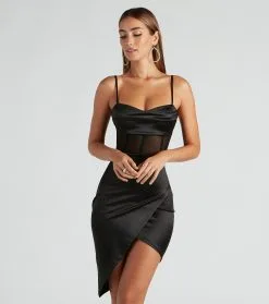 Windsor. Daring In Satin Cowl Neck Dress -Bridal Dresses popular shop 05103 4539 1