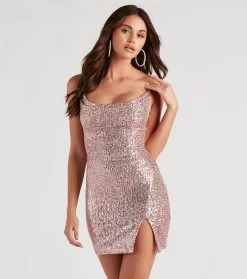 Windsor. Glitzy Babe Sequin Mini Dress