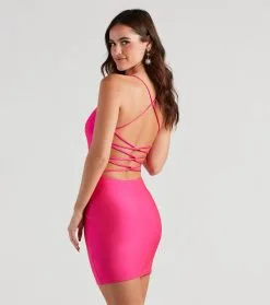 Windsor. All About Fab Strappy Back Dress