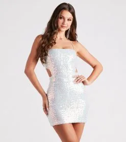 Windsor. Dance Floor Dazzler Sequin Mini Dress